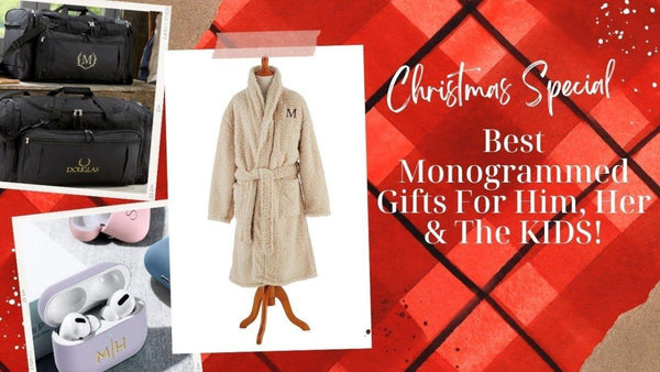 Best Monogrammed Gift Ideas For Him, Her & The KIDS! - OurCoordinates