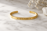 Coordinates Cuff Bracelet, Gold - OurCoordinates