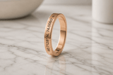Coordinates Flat Band Ring, Rose Gold - OurCoordinates