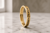Coordinates Flat Band Ring, Gold - OurCoordinates