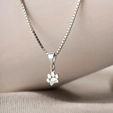 Personalized Dainty Pet Paw Necklace | Custom Paw Print Jewelry, Gold - OurCoordinates