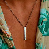 Coordinates Necklace, Rose Gold - OurCoordinates