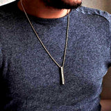 Custom Coordinates Necklace, Black - OurCoordinates