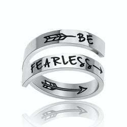 Engraved Stackable Double Name Ring, Silver - OurCoordinates