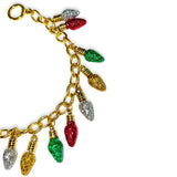 Festive Christmas Light Charm Bracelet, - OurCoordinates