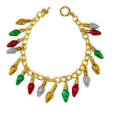 Festive Christmas Light Charm Bracelet, - OurCoordinates