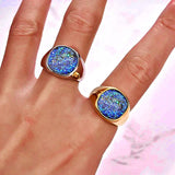 Galaxy Signet Ring, Gold - OurCoordinates