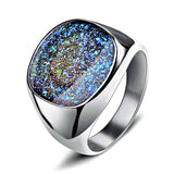 Galaxy Signet Ring, Steel - OurCoordinates