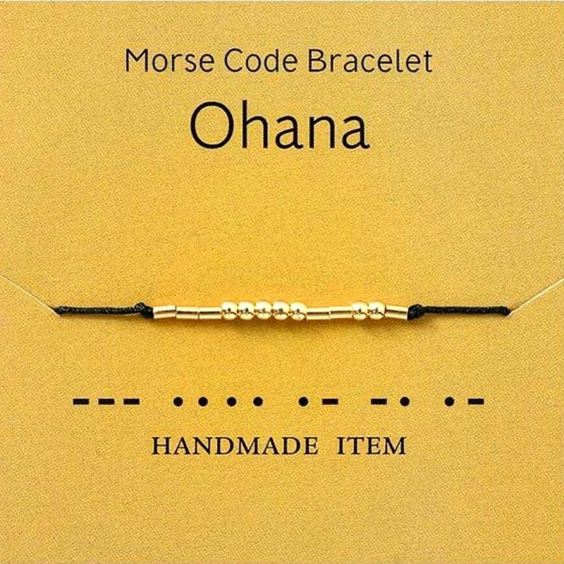 Handmade Morse Code Bracelets, Silver - OurCoordinates