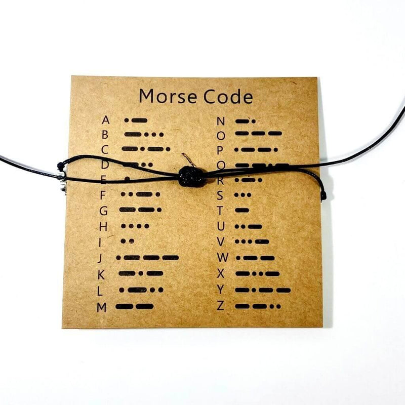 Handmade Morse Code Bracelets, Gold - OurCoordinates