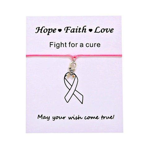 HOPE Bracelet - Breast Cancer Awareness Month, - OurCoordinates