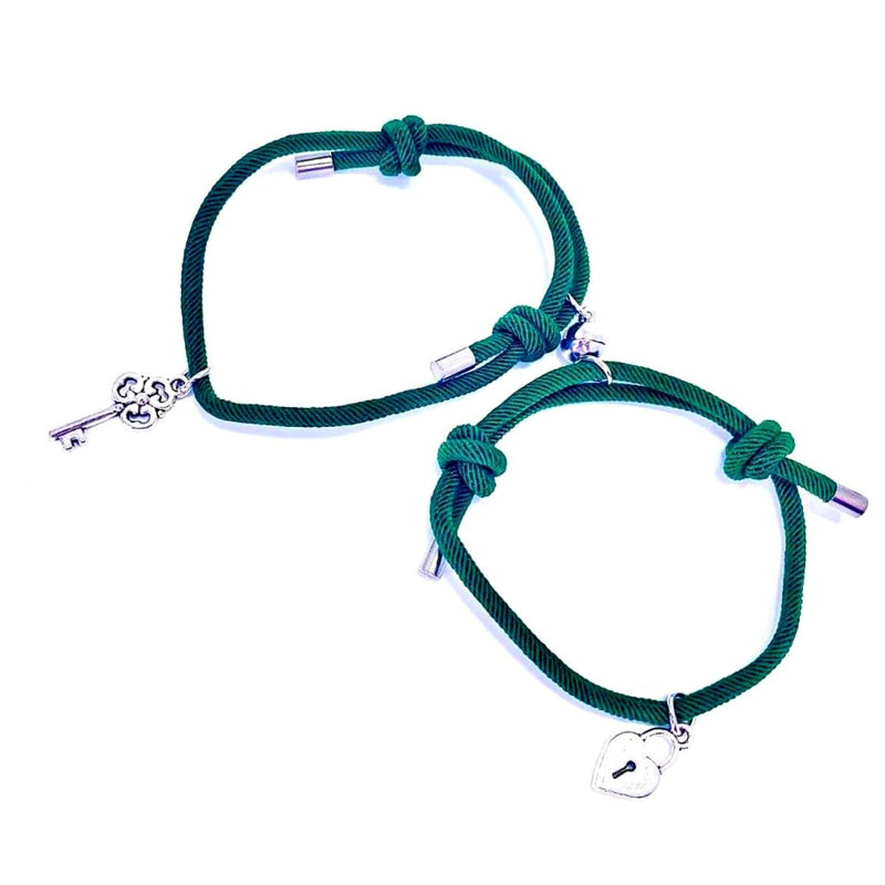 Magnetic Charm Bracelets - Set Of 2, Green - OurCoordinates