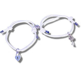 Magnetic Charm Bracelets - Set Of 2, White - OurCoordinates