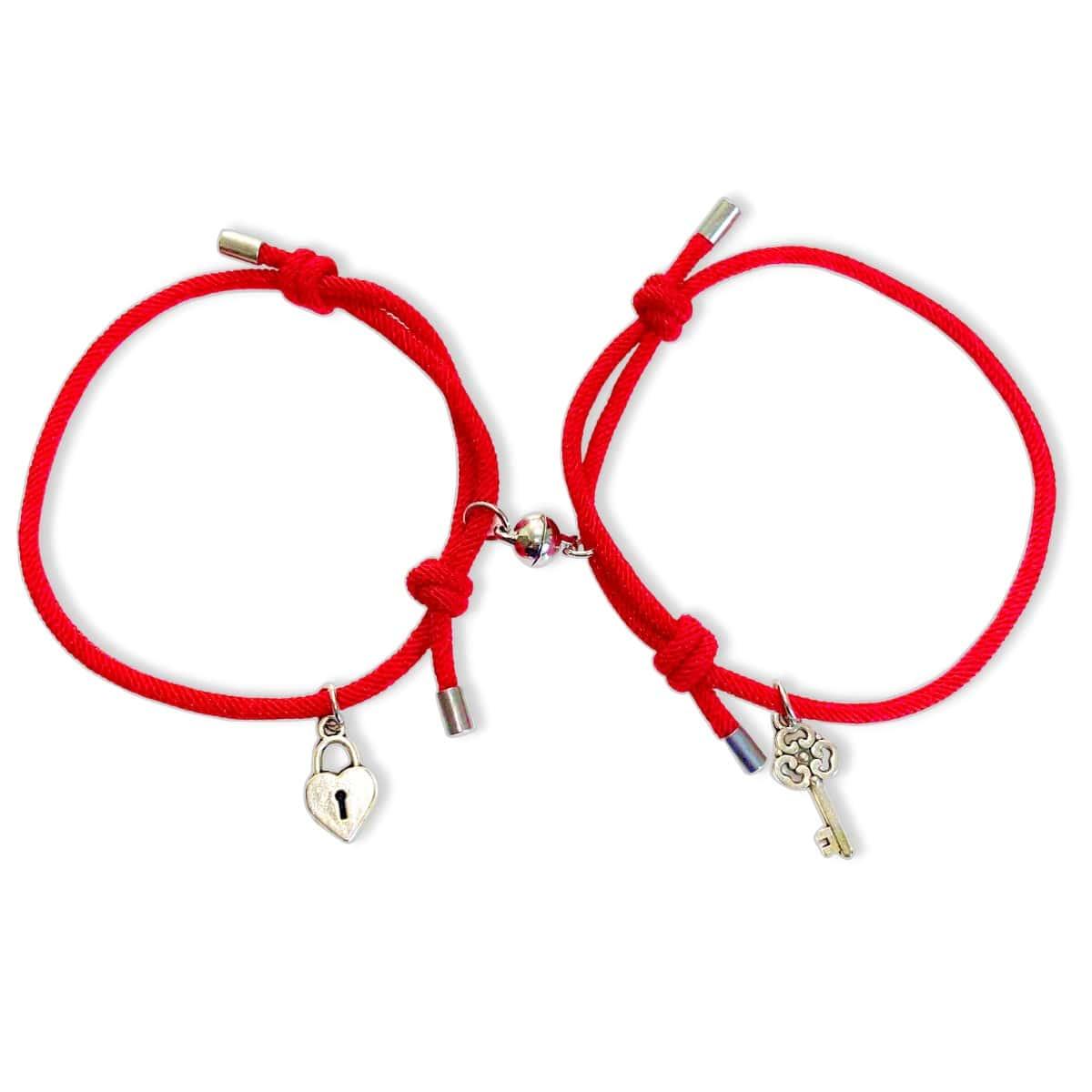 Magnetic Love Bracelets For Couples with Initials OurCoordinates
