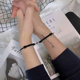 Magnetic Couple Bracelets - Set Of Two, Black - OurCoordinates
