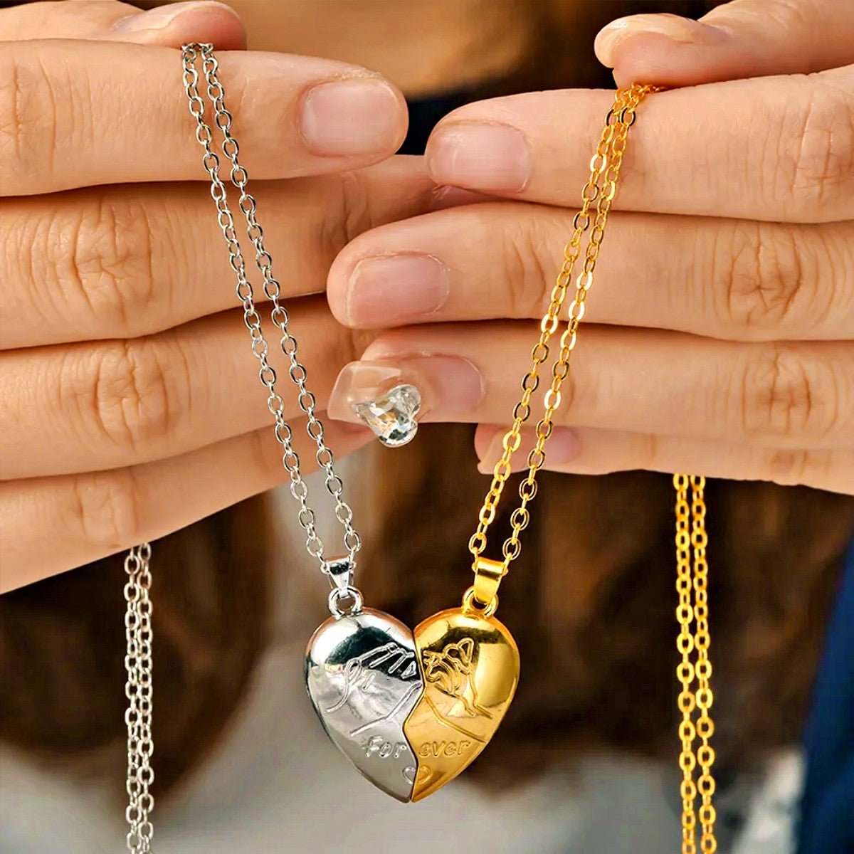 Pinky promise hot sale necklace gold