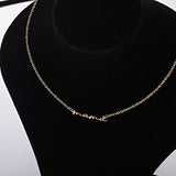 "mama" Pendant Necklace, Gold - OurCoordinates