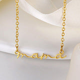 "mama" Pendant Necklace, Gold - OurCoordinates