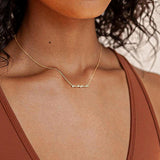"mama" Pendant Necklace, Gold - OurCoordinates