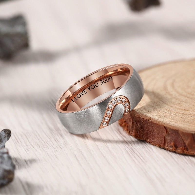 Personalized His & Hers Rings For Couples, 10 - OurCoordinates