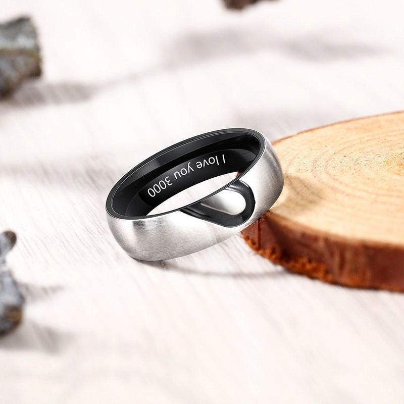 Personalized His & Hers Rings For Couples, 11 - OurCoordinates
