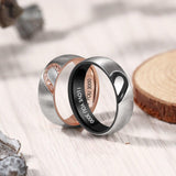 Personalized His & Hers Rings For Couples, 10 - OurCoordinates