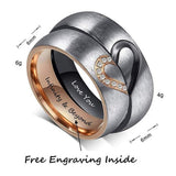 Personalized His & Hers Rings For Couples, 12 - OurCoordinates