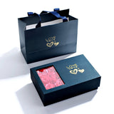Personalized Love Letter Necklace w/ Rose Gift Box, Rose Gold - OurCoordinates