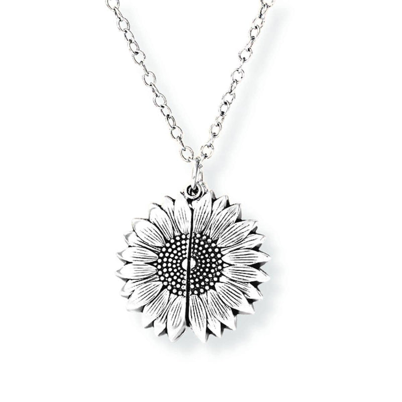 "You Are My Sunshine" Necklace, Silver Plated - OurCoordinates